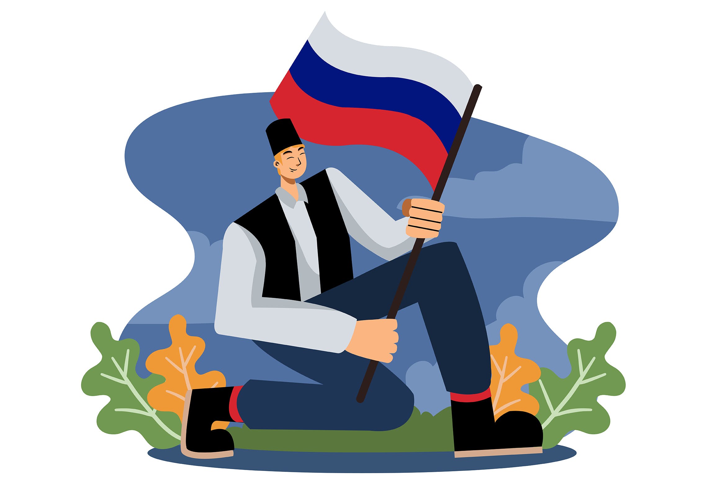 俄罗斯祖国保卫者日插画 Defender of Fatherland Day – Illustration 图片素材 sucaiwan.com