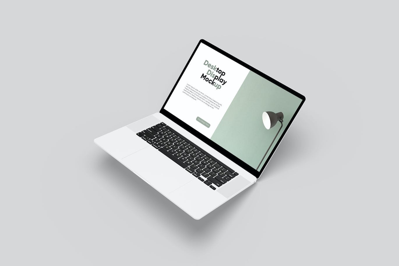 笔记本电脑屏幕显示样机 Laptop Screen Display Mockup 样机素材 sucaiwan.com