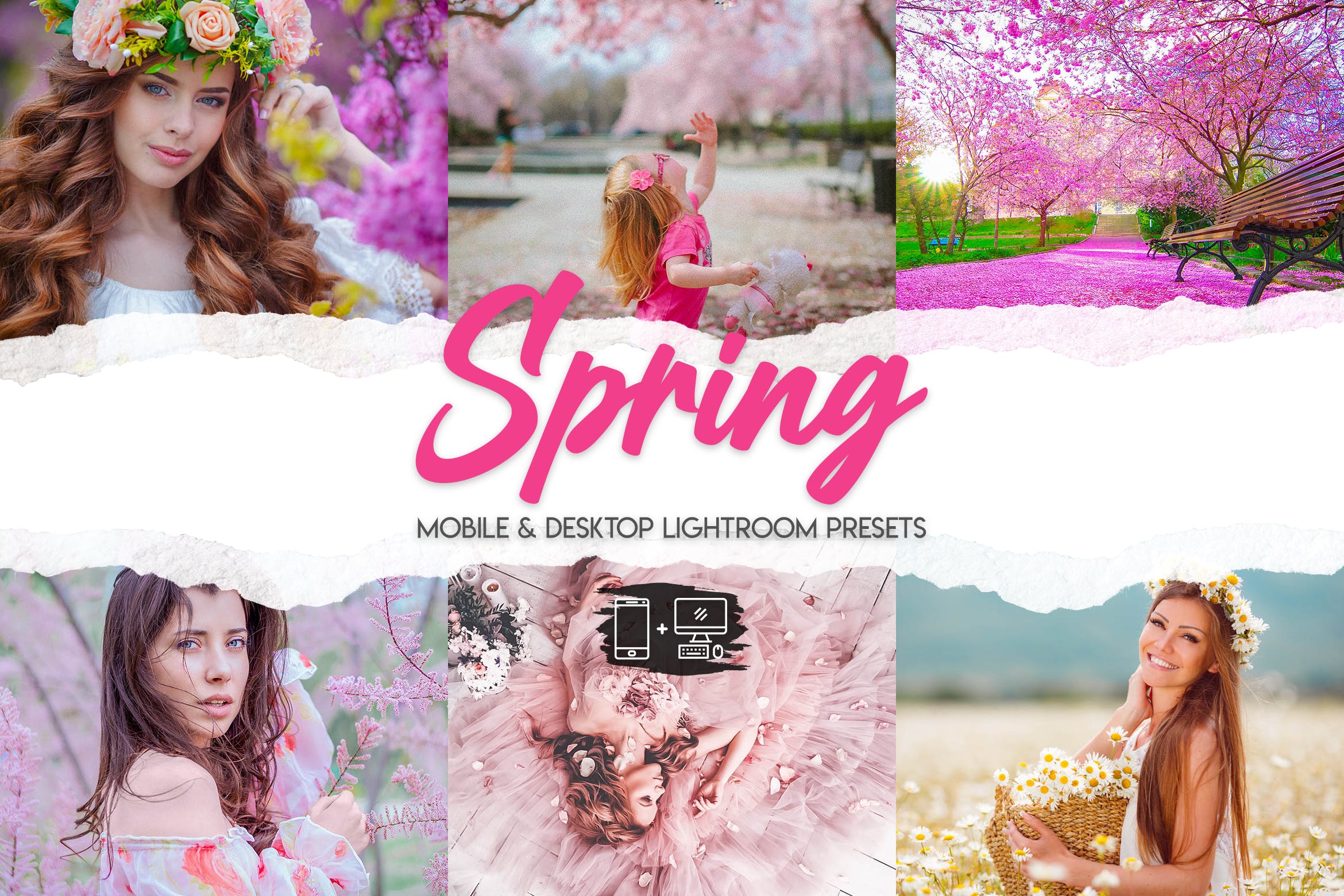 15个高级的春季摄影LR照片调色预设 Spring – 15 Premium Lightroom Presets 插件预设 sucaiwan.com