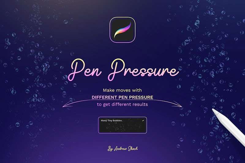 3D气泡艺术字Procreate笔刷 笔刷资源 sucaiwan.com