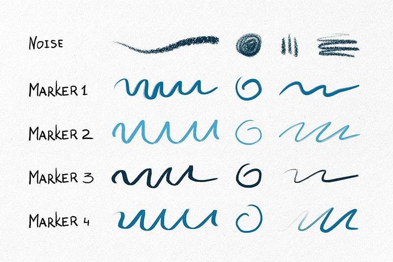 20个儿童绘本手绘Procreate笔刷 笔刷资源 sucaiwan.com
