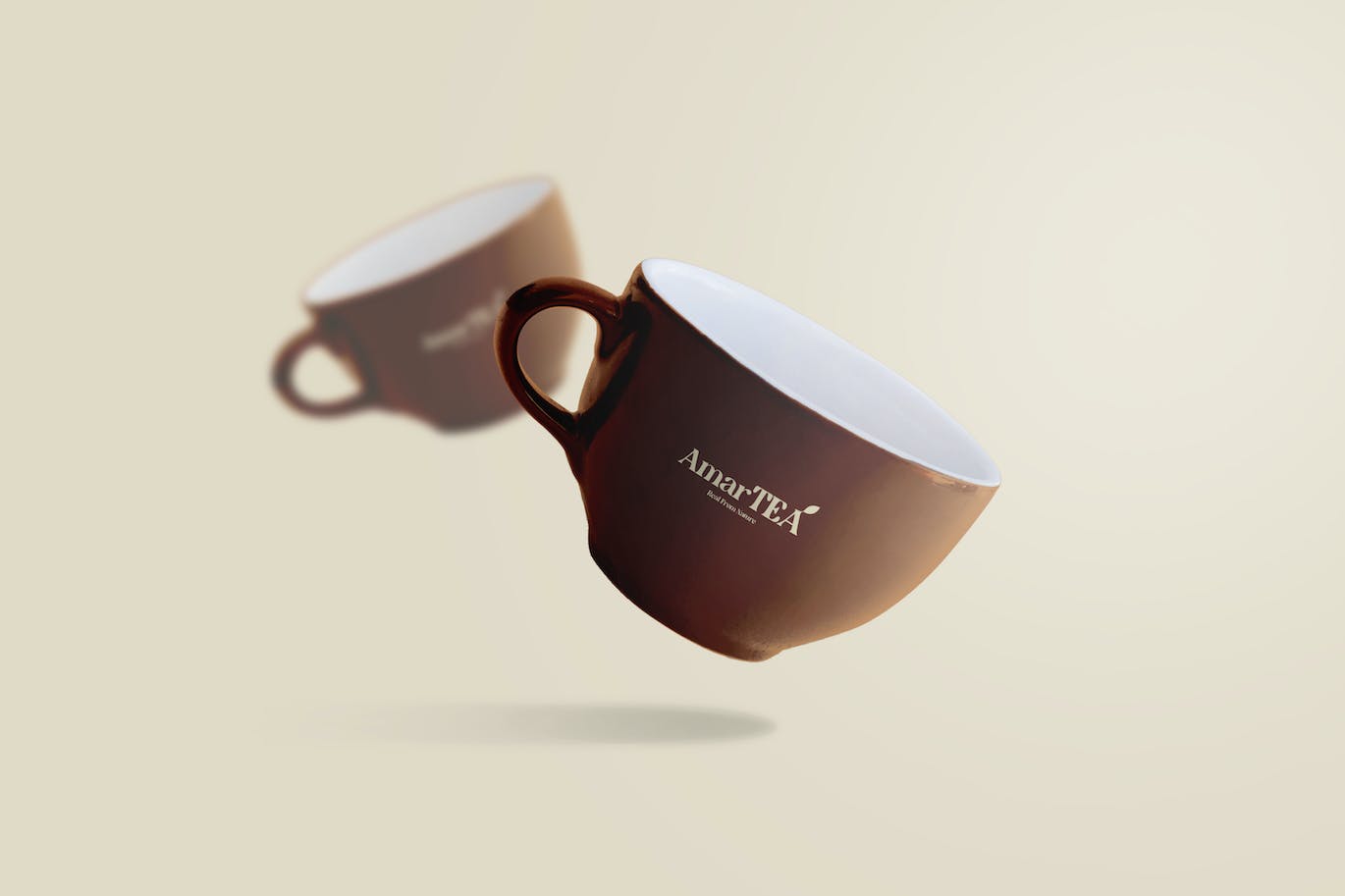 陶瓷茶杯/咖啡杯品牌设计样机 Ceramic Tea Mugs Mockup 样机素材 sucaiwan.com