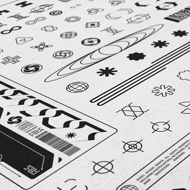 230+款时尚潮流赛博朋克艺术几何Logo图形AI矢量设计素材 Studio Innate – Lockup Vector Pack Vol.2 图片素材 sucaiwan.com