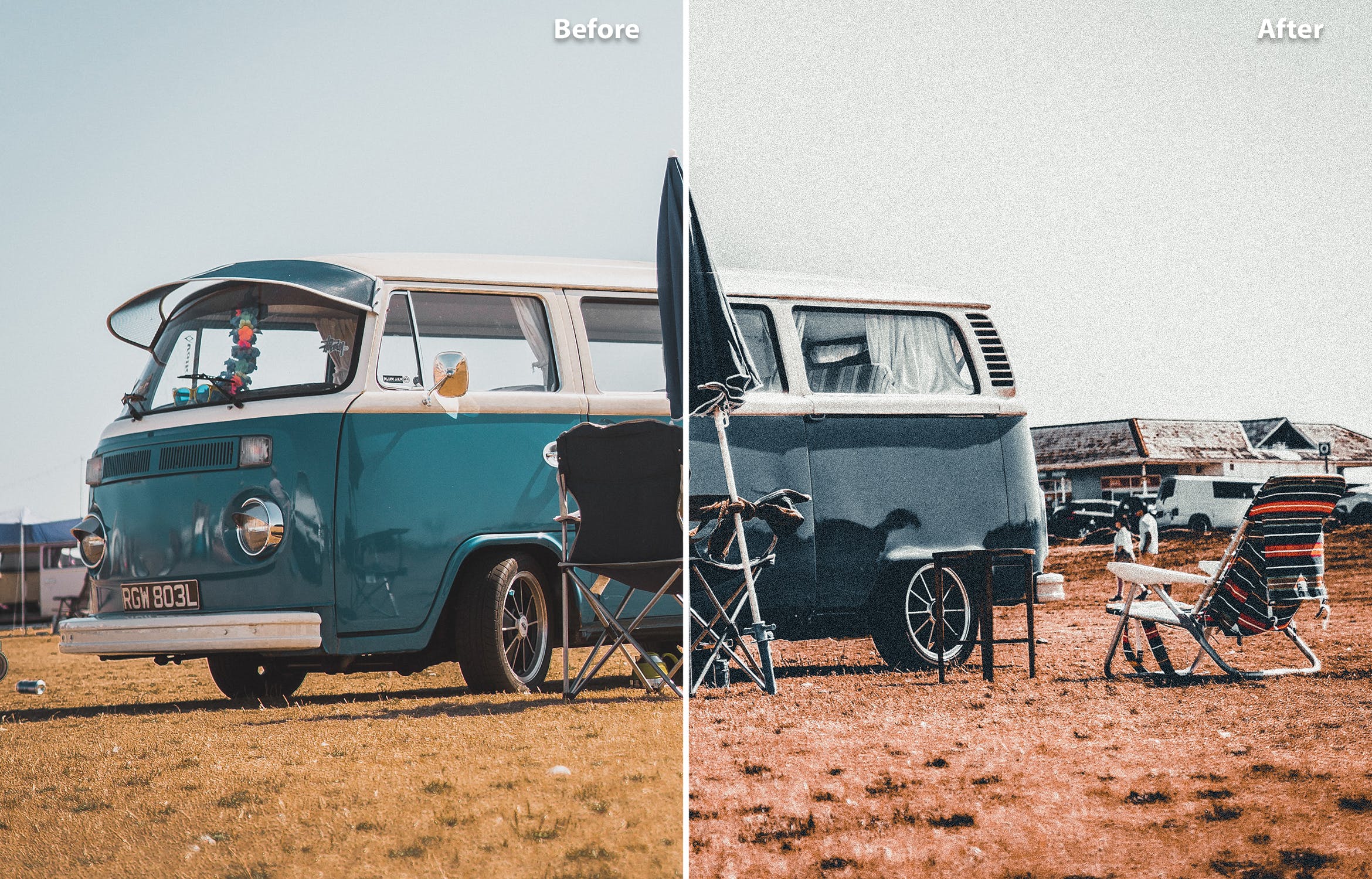 颗粒胶片效果LR调色预设 Film Grain Pack | Deluxe Edition for Mobile and PC 插件预设 sucaiwan.com