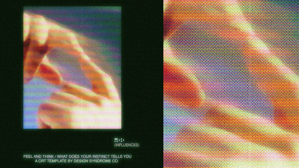 复古未来派老式CRT晶体管显示器失真像素故障艺术特效素材 CyberPsycho CRT Template 插件预设 sucaiwan.com