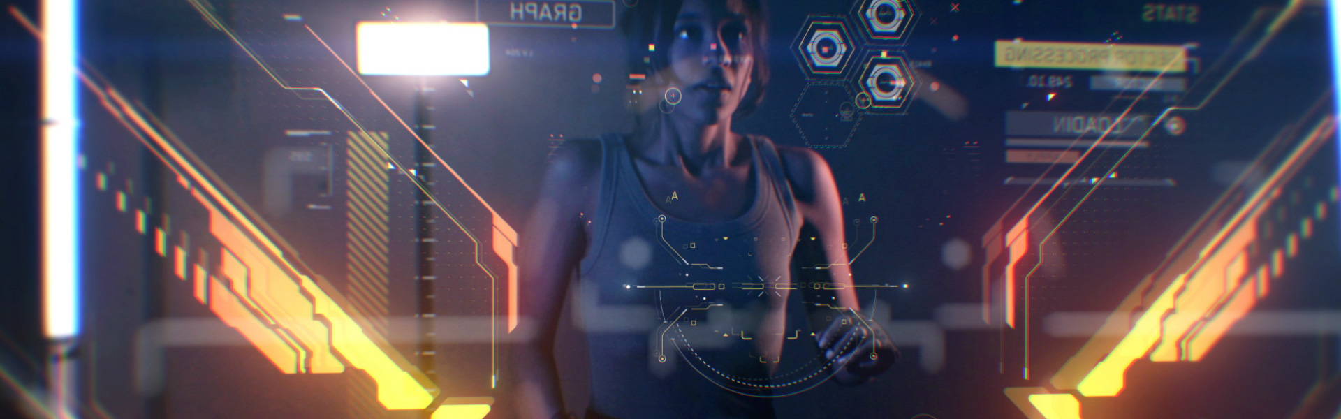 110+种赛博朋克全息潮流未来派科幻发光图形视频素材+音频素材 Bigfilms CYBERCITY Pack 影视音频 sucaiwan.com