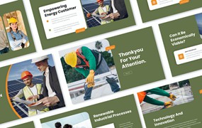 绿色能源Google幻灯片设计模板 Green Energy Google Slides