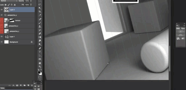 PS插件：Perspective Tools插件ps透视插件透视线网格win/mac2023版本 插件预设 sucaiwan.com
