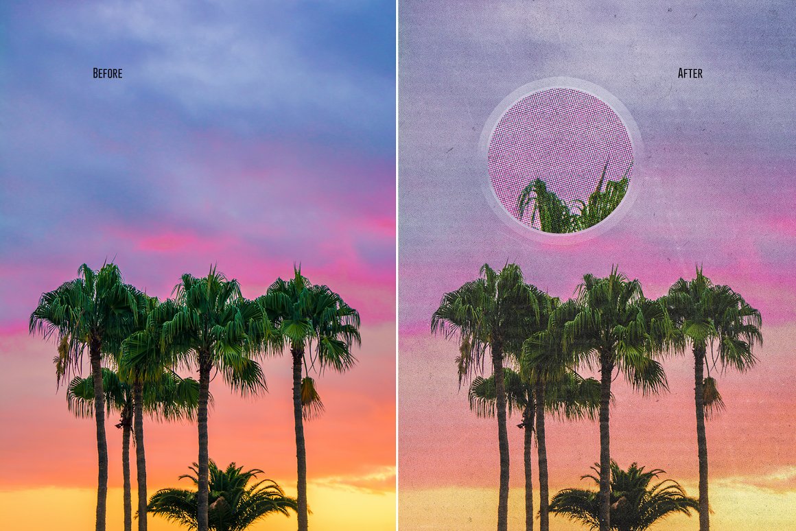 复古蒸汽波胶片打印颗粒噪点肌理故障艺术照片处理PS动作素材 Vintage Offset Printer 插件预设 第9张-素材湾丨精选海外优质设计素材资源 复古蒸汽波胶片打印颗粒噪点肌理故障艺术照片处理PS动作素材 Vintage Offset Printer 插件预设 sucaiwan.com