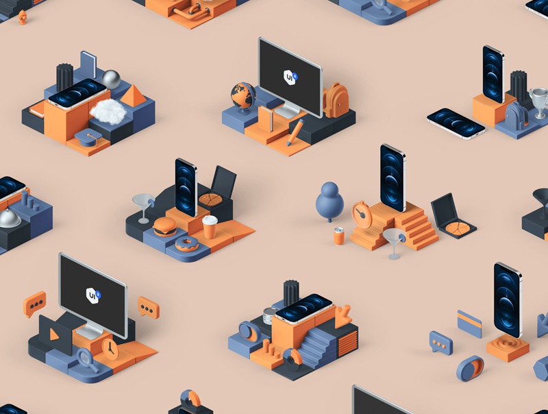 18个着陆页网站作品集演示文稿预构建可拖放3D样机场景创建器Bento 3D Design Vol.3 图标素材 第4张-素材湾丨精选海外优质设计素材资源 18个着陆页网站作品集演示文稿预构建可拖放3D样机场景创建器Bento 3D Design Vol.3 图标素材 sucaiwan.com