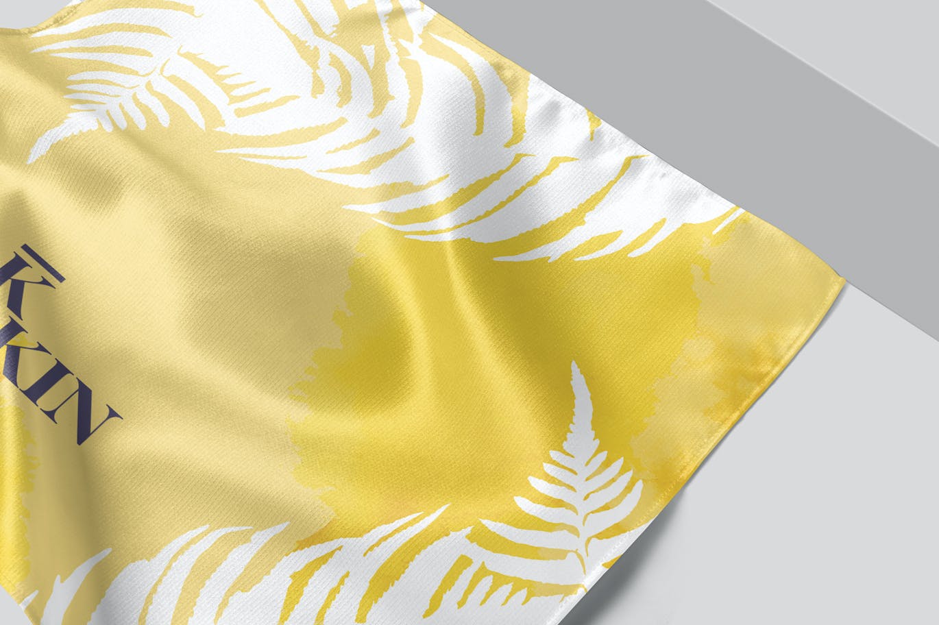 丝绸餐巾设计样机 Silk Napkin Mockups 样机素材 sucaiwan.com