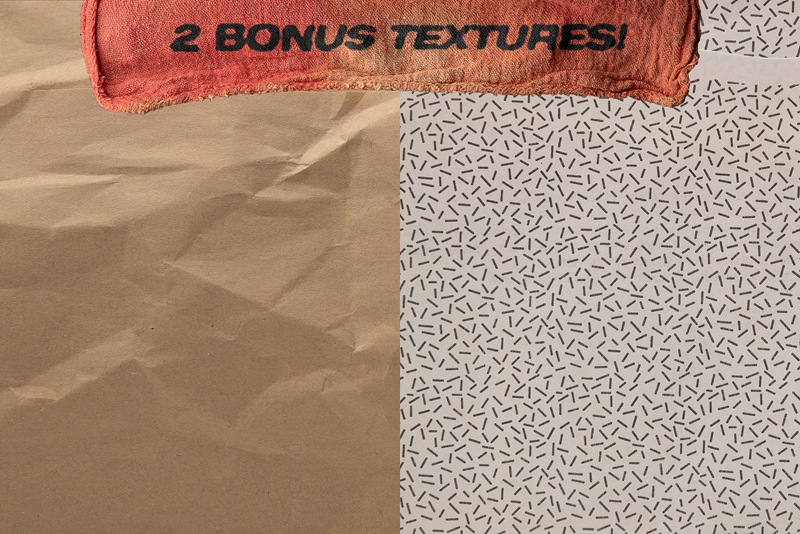 20+复古嘻哈纸壳纸张撕裂货币纹理塑料袋划痕纹理 Junk Pack | 20+ Items/Textures 图片素材 sucaiwan.com
