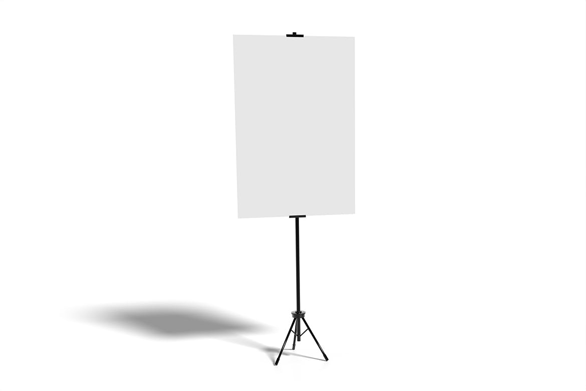 三脚架Banner广告海报展示样机 Stand Banner Mockup 样机素材 sucaiwan.com