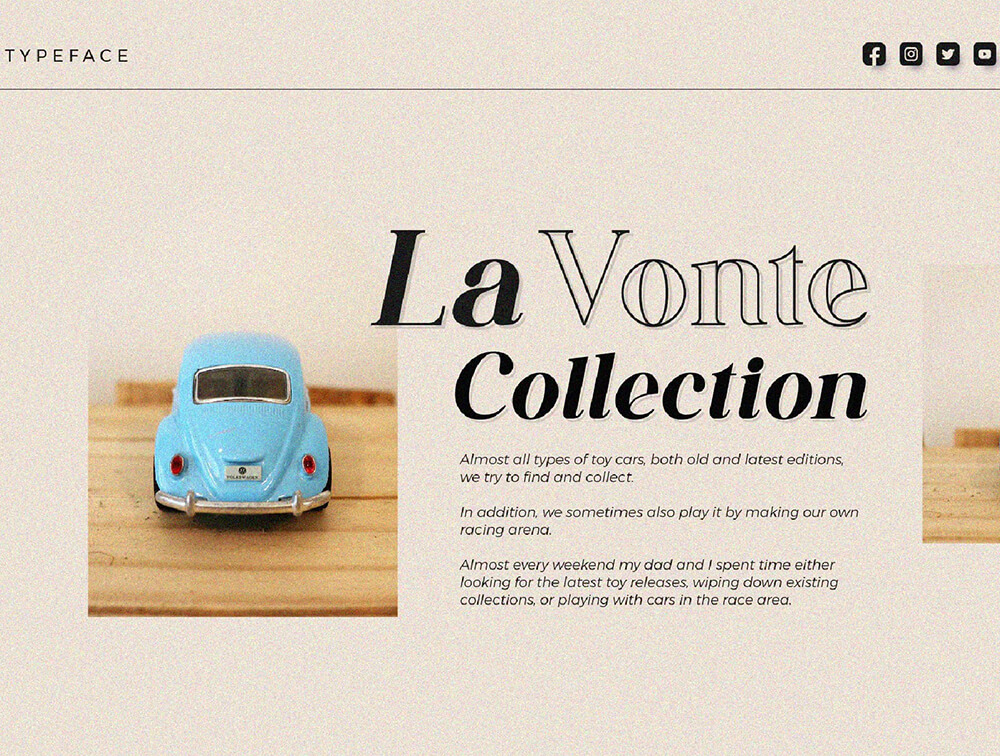 时尚连字家族字体素材 设计素材 sucaiwan.com