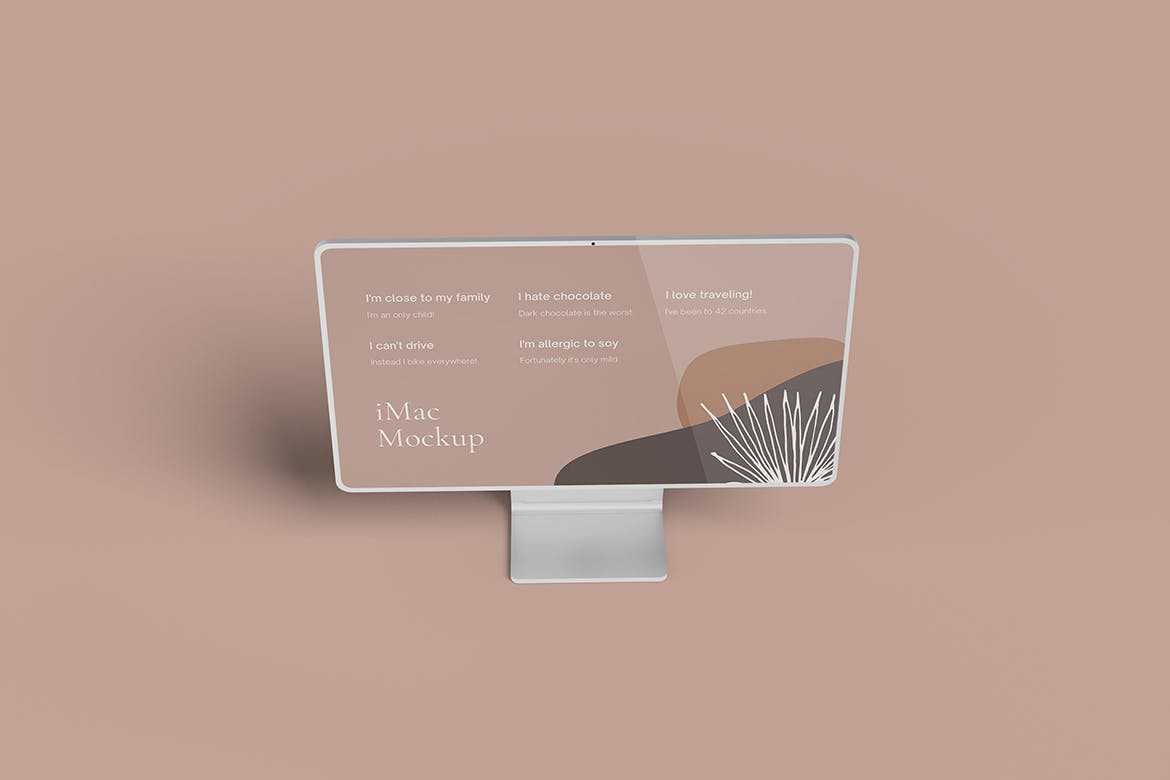 iMac苹果显示器样机模板v2 iMac Mockup V.2 样机素材 sucaiwan.com