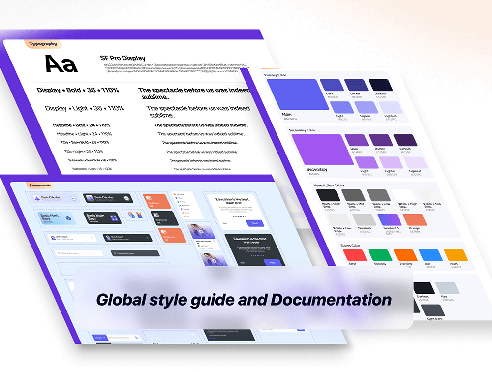 电子学习App应用程序UI套件 APP UI sucaiwan.com