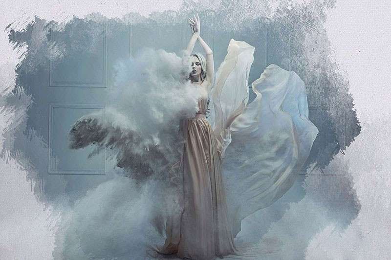 1000+水墨纹理图案PS笔刷合集 笔刷资源 sucaiwan.com