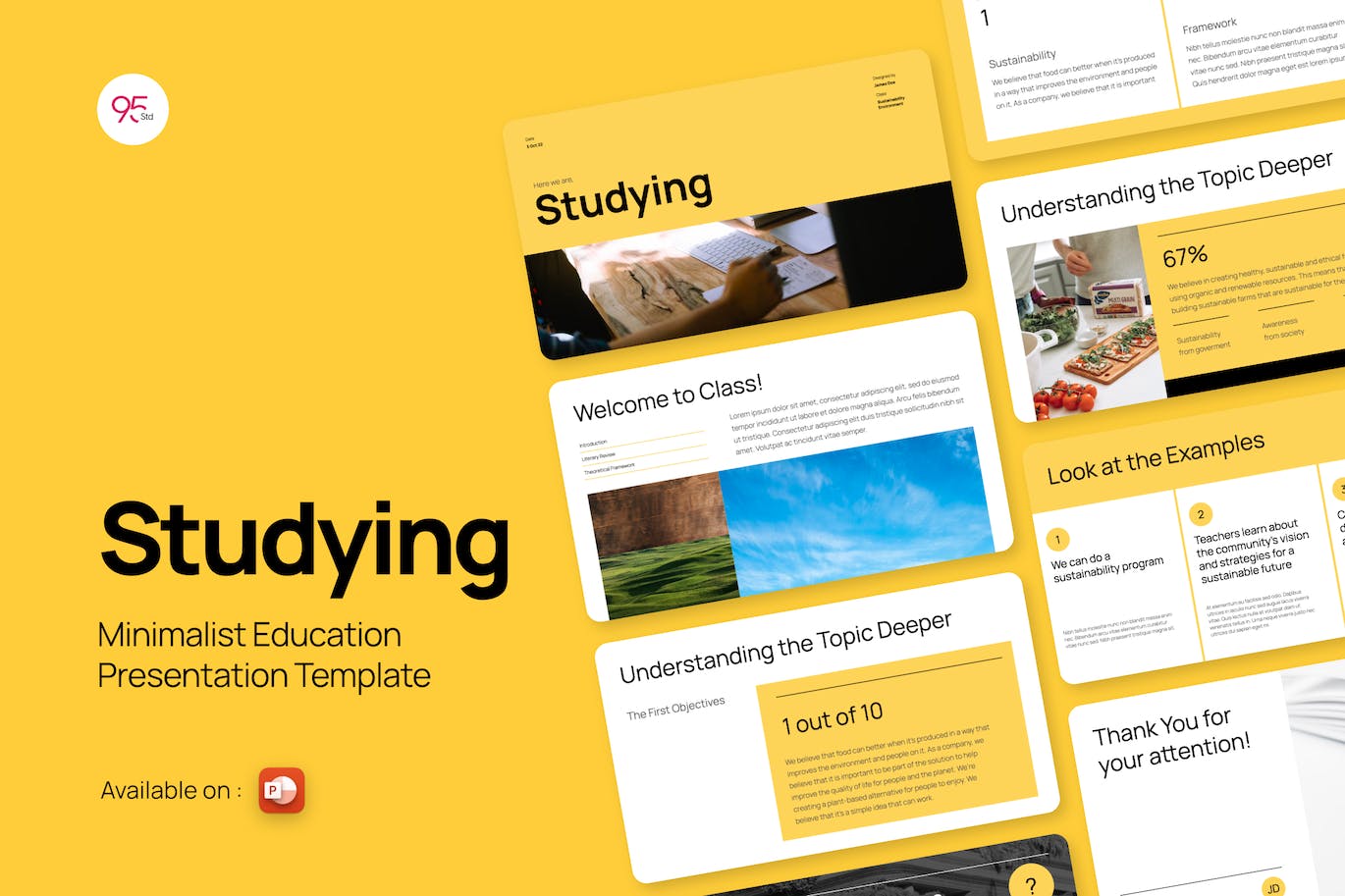 学习教育PPT创意模板 Studying Education Powerpoint Presentation 幻灯图表 sucaiwan.com
