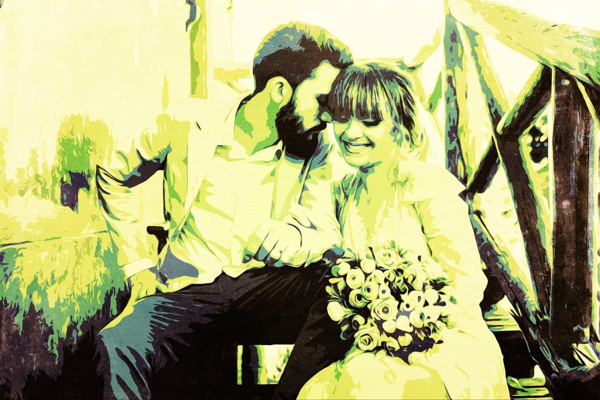 海报矢量艺术照片效果模板 Posterize Vector Art Photo Effect 插件预设 sucaiwan.com