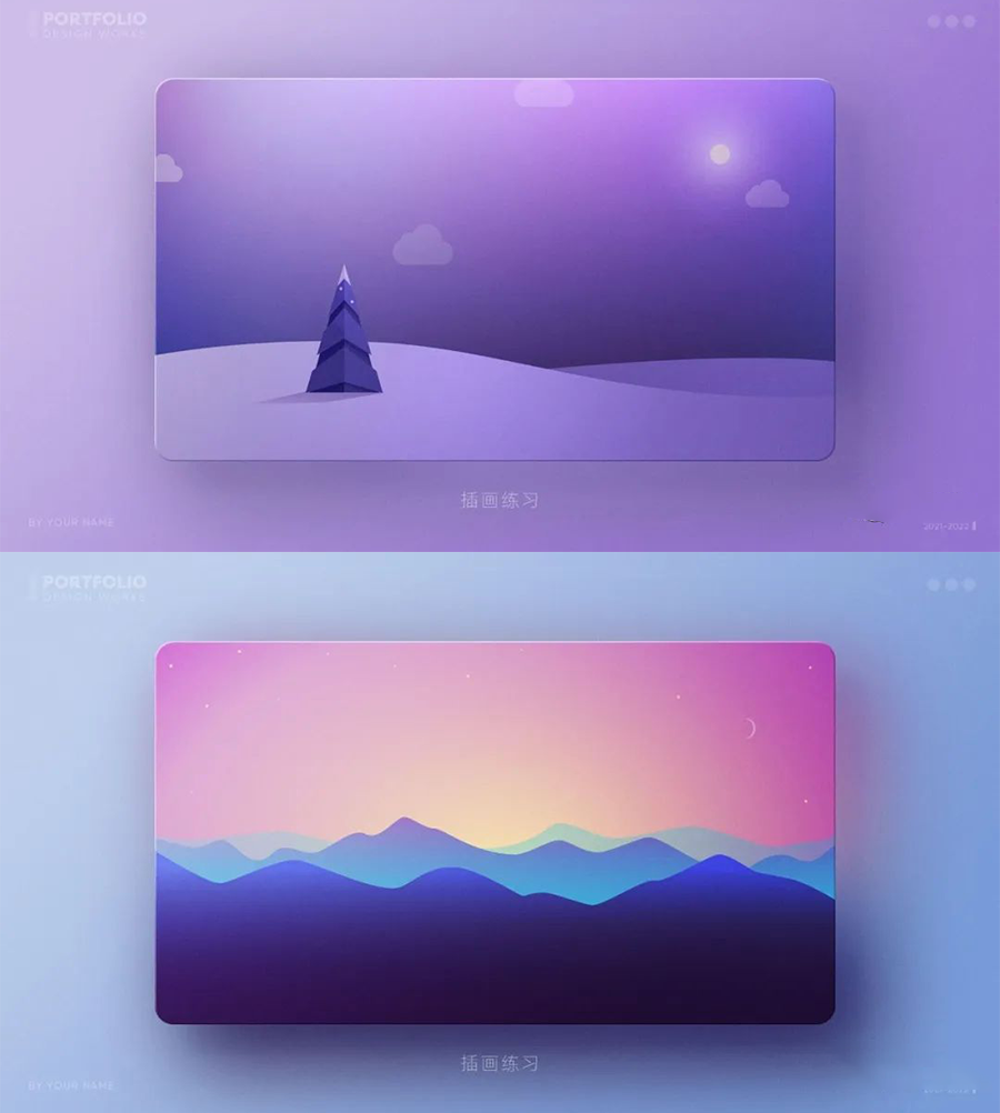 设计资源-2023最新整套作品集PSD模板合集 设计素材 sucaiwan.com