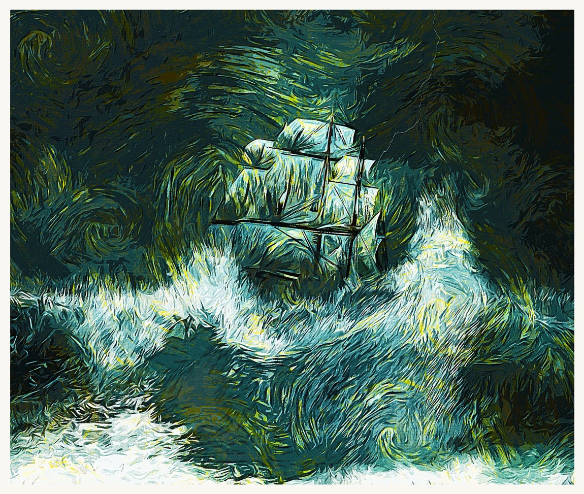 梵高绘画照片处理效果PS动作模板 Vincent – Photoshop Action 插件预设 sucaiwan.com