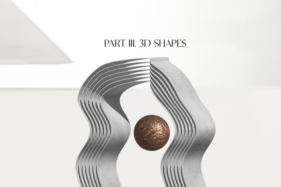 PNG素材-抽象3D几何形状和抽象背景图形元素素材合集 图片素材 sucaiwan.com