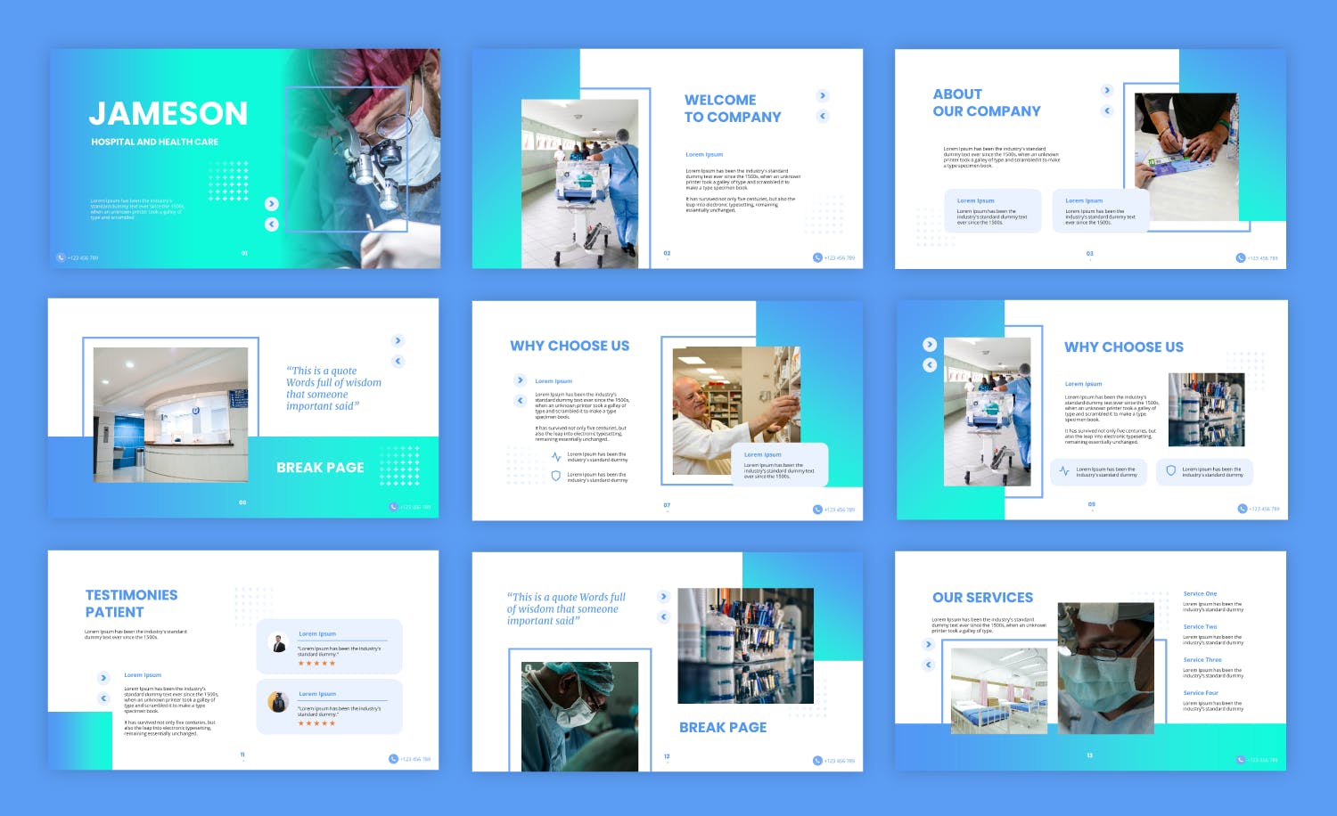 医院和保健培训PowerPoint演示文稿模板 Hospital & Health Care Training Powerpoint 幻灯图表 sucaiwan.com