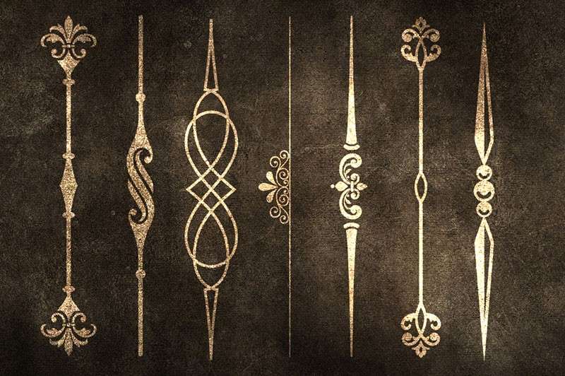 39个复古边框和箭头图案PS笔刷 笔刷资源 sucaiwan.com