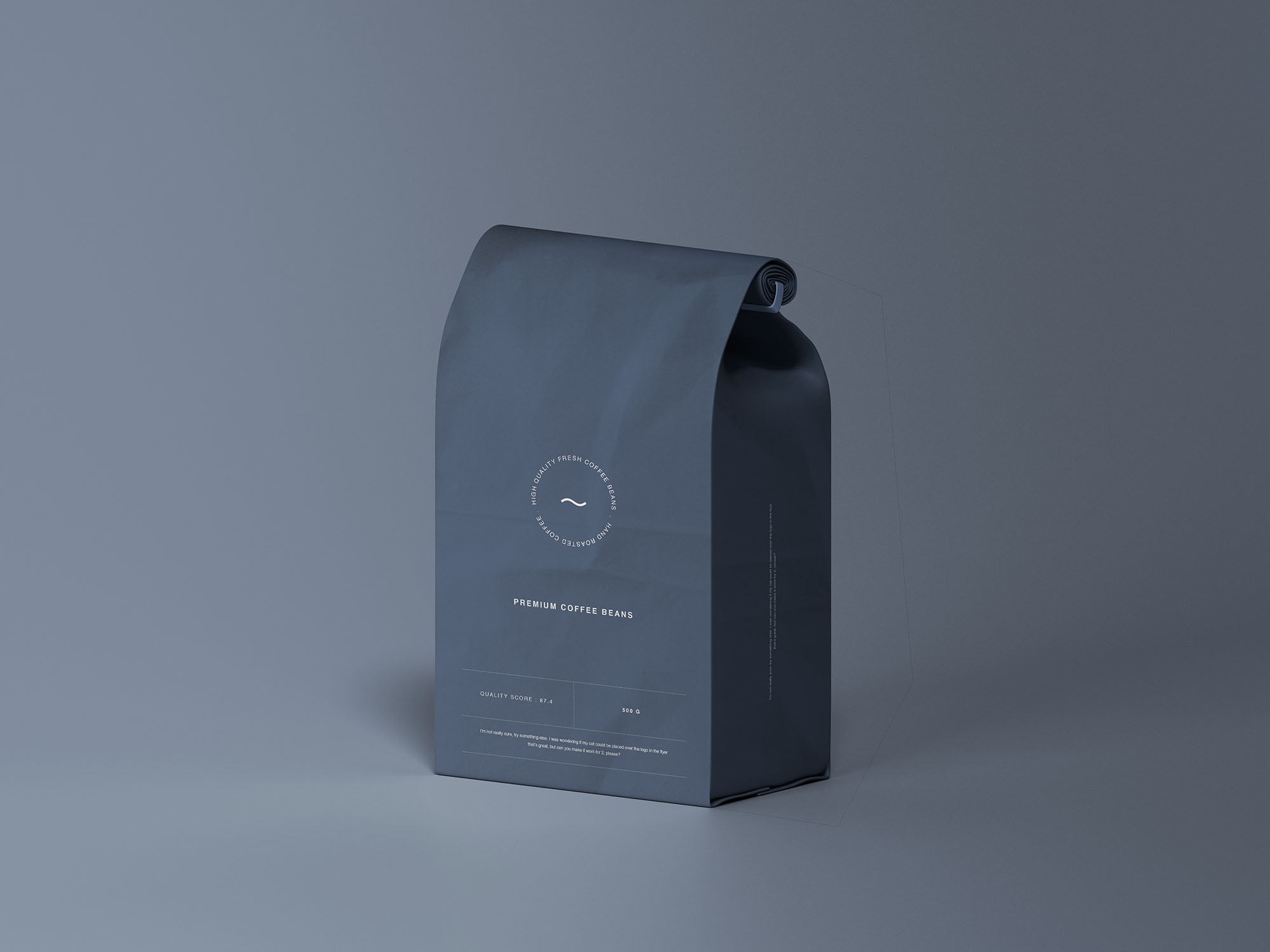 透视咖啡/茶叶小袋包装样机 Pouch Bag Mockup 样机素材 sucaiwan.com