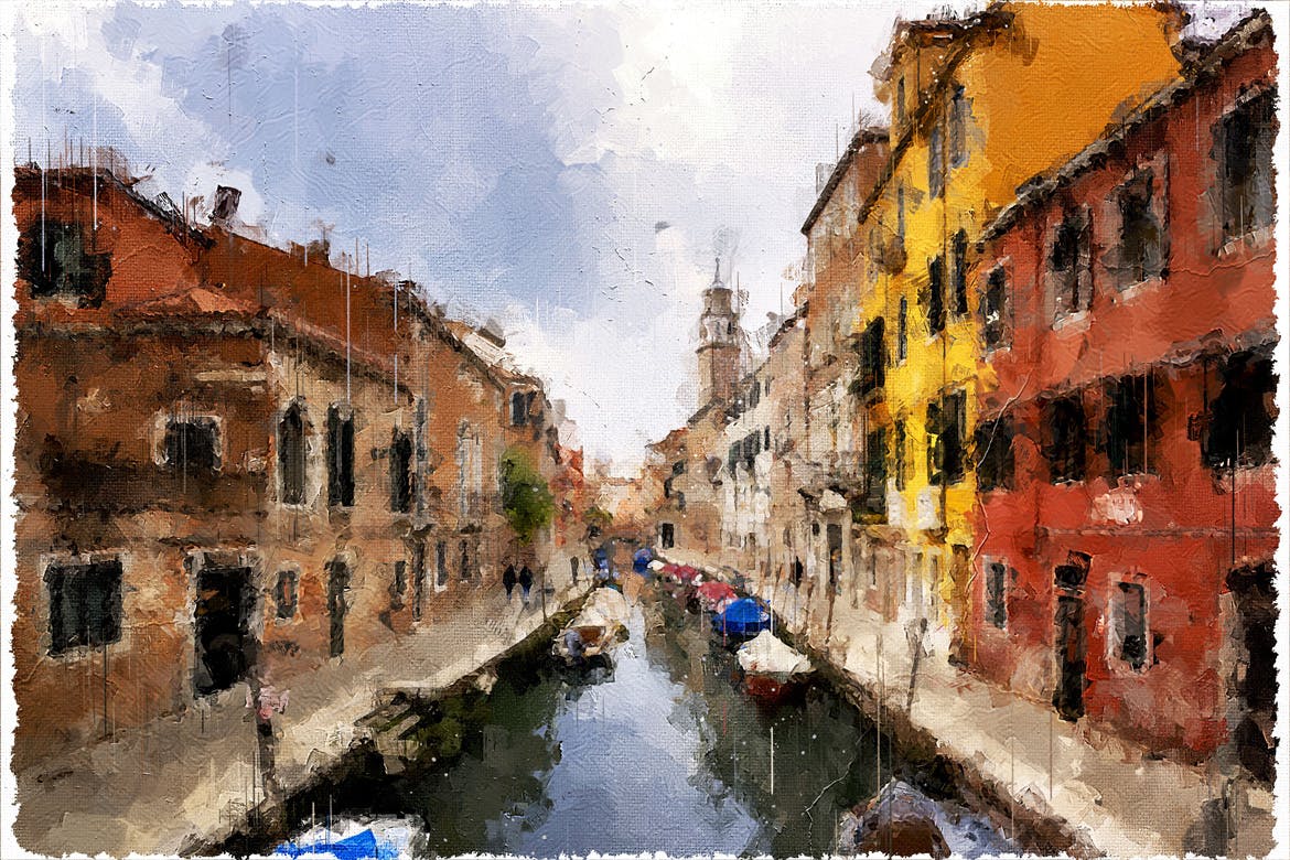 印象画照片处理效果PS动作模板 Impression – Photoshop Action 插件预设 sucaiwan.com