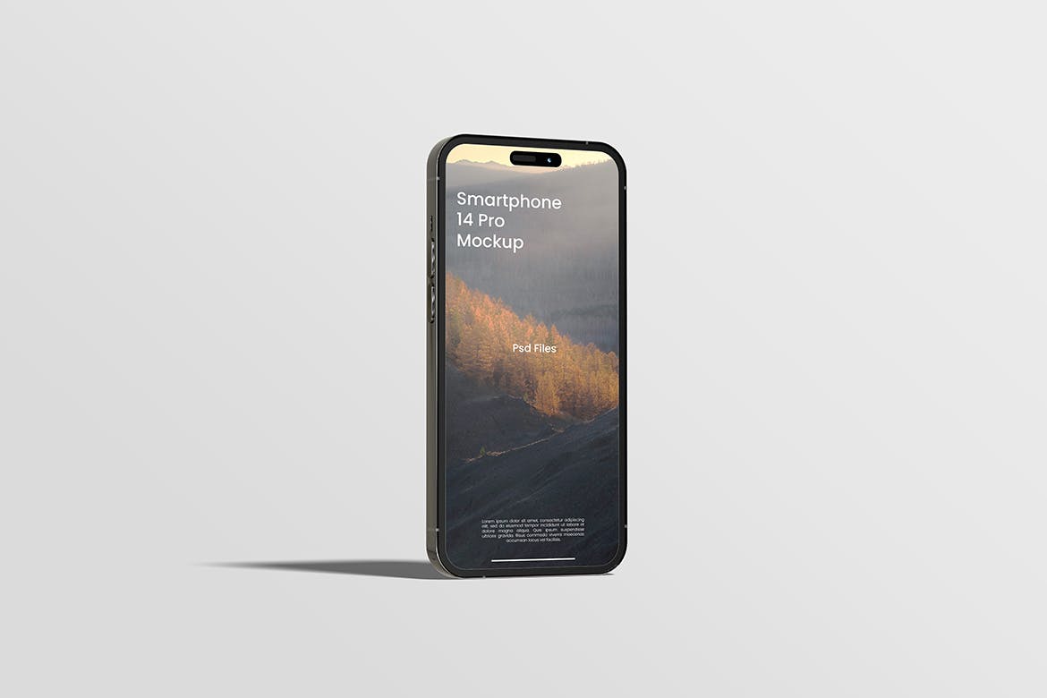 16种不同样式iPhone 14 Pro手机样机图 Smartphone 14 Pro Mockup 样机素材 sucaiwan.com