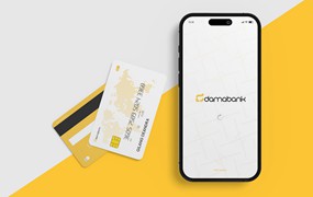 iPhone 14 Pro和 Sim卡样机图v1 XFA – iPhone 14 & Sim Card Mockup V1