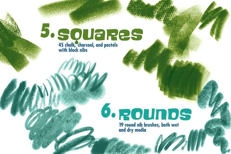 300+专为漫画创作的Procreate笔刷 笔刷资源 sucaiwan.com