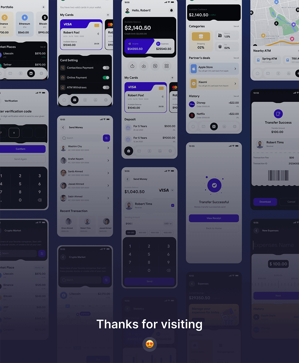 金融财务App应用程序iOS UI套件 APP UI sucaiwan.com