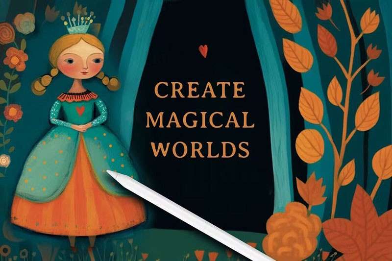 36个儿童绘本Procreate笔刷套装 笔刷资源 sucaiwan.com