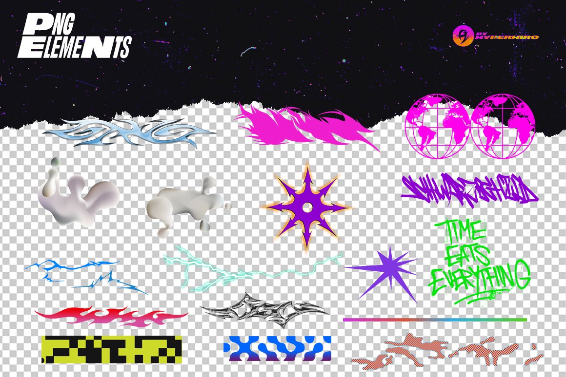 潮流复古时尚热成像霓虹Instagram风PSD模板 Thermography Instagram Templates 图片素材 sucaiwan.com