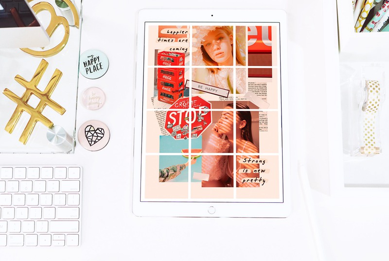 90年代复古风时尚美妆博主潮怀旧管道胶带装饰元素Instagram 拼图PSD模板 90s Instagram Puzzle Template 设计素材 第4张-素材湾丨精选海外优质设计素材资源 90年代复古风时尚美妆博主潮怀旧管道胶带装饰元素Instagram 拼图PSD模板 90s Instagram Puzzle Template 设计素材 sucaiwan.com