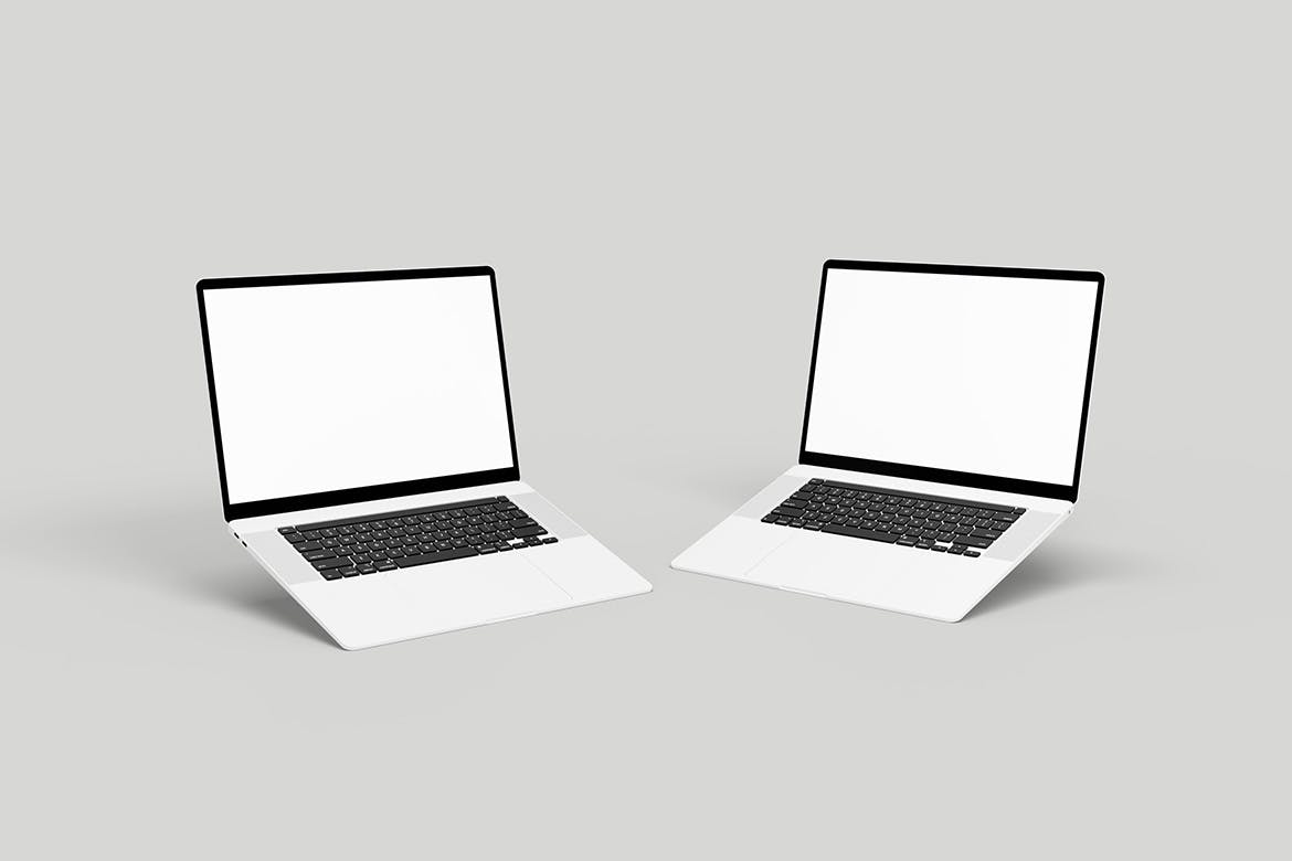 笔记本电脑屏幕样机模板 Laptop Screen Mockup 样机素材 sucaiwan.com
