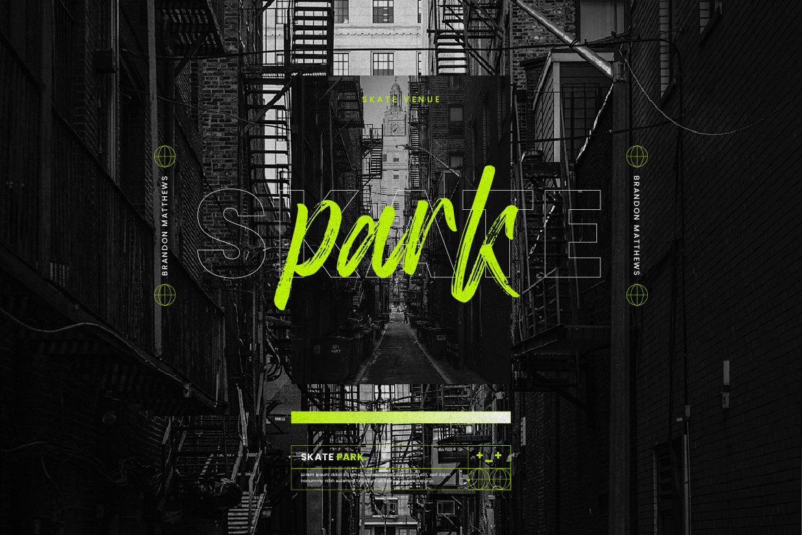 超酷手写镂空毛笔风格英文字体 Brandon Matthews Handbrush Script 设计素材 第9张-素材湾丨精选海外优质设计素材资源 超酷手写镂空毛笔风格英文字体 Brandon Matthews Handbrush Script 设计素材 sucaiwan.com