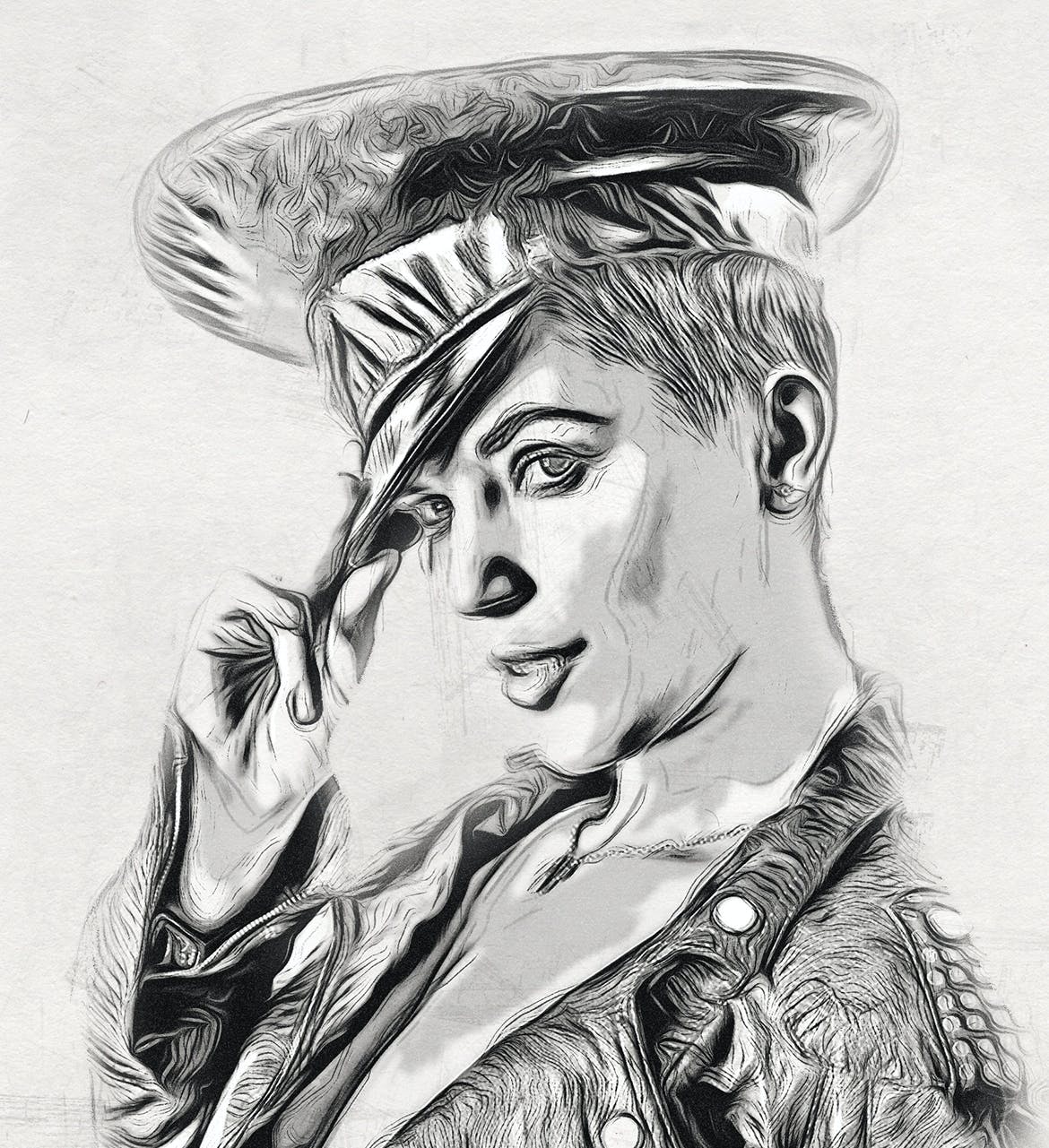 素描艺术效果照片处理Photoshop动作 SketchArt – Photoshop Action 插件预设 sucaiwan.com