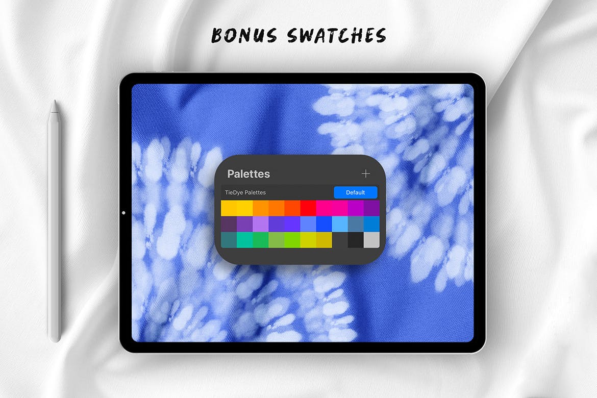 逼真的扎染Procreate笔刷 Procreate Realistic Tie Dye Brushes 笔刷资源 sucaiwan.com