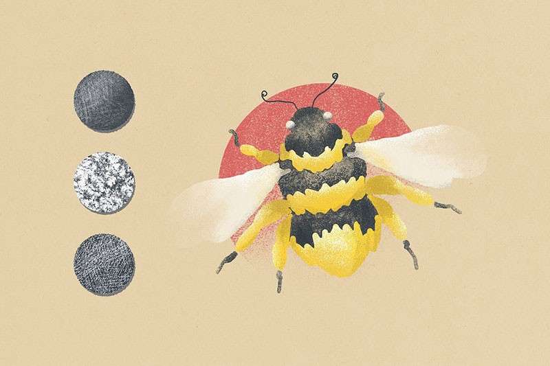 25个噪点插画纹理PS笔刷 笔刷资源 sucaiwan.com