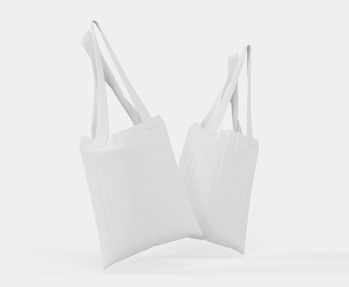 购物手提袋设计样机图 Tote Bag Mockup 样机素材 sucaiwan.com