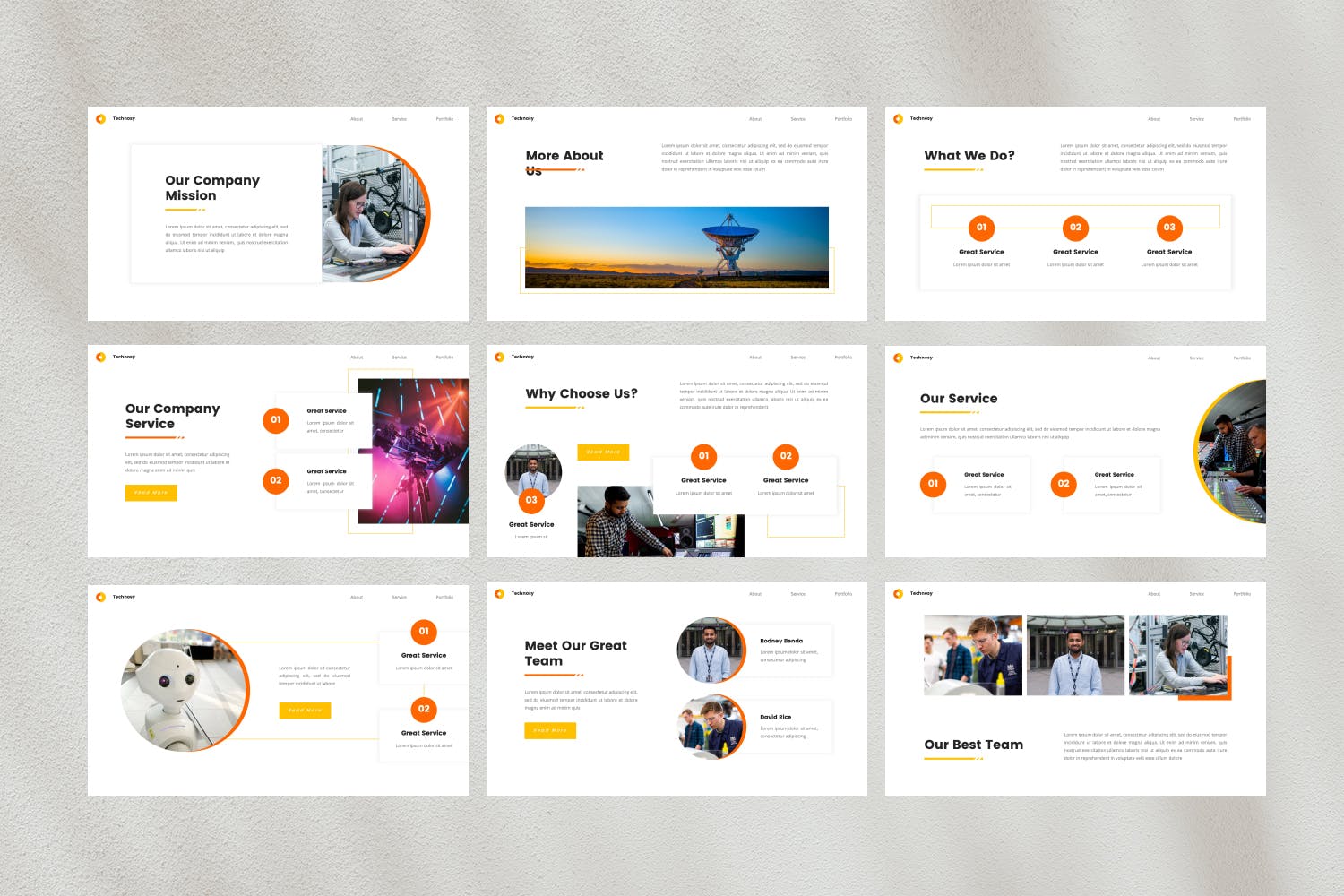 旅行酒店演示文稿PPT模板 Sandita – Hotel PowerPoint Template 幻灯图表 sucaiwan.com