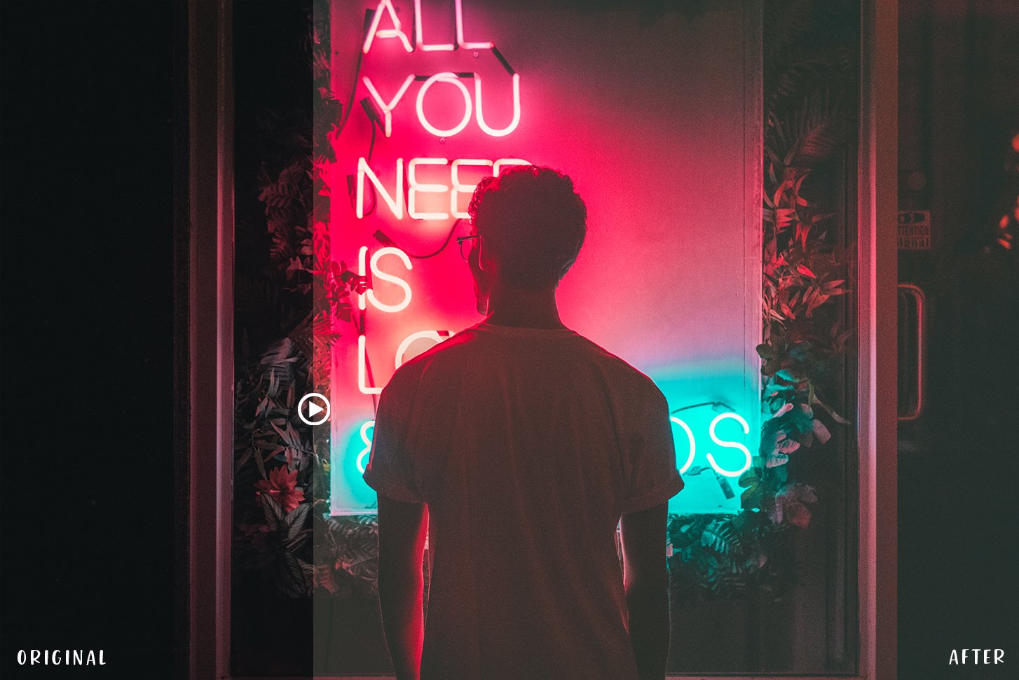 15个潮流复古赛博朋克夜景街拍霓虹灯Lightroom预设 Neon Light Lightroom Presets 插件预设 sucaiwan.com