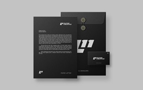 印刷办公文具套装样机图 Stationery Mockup