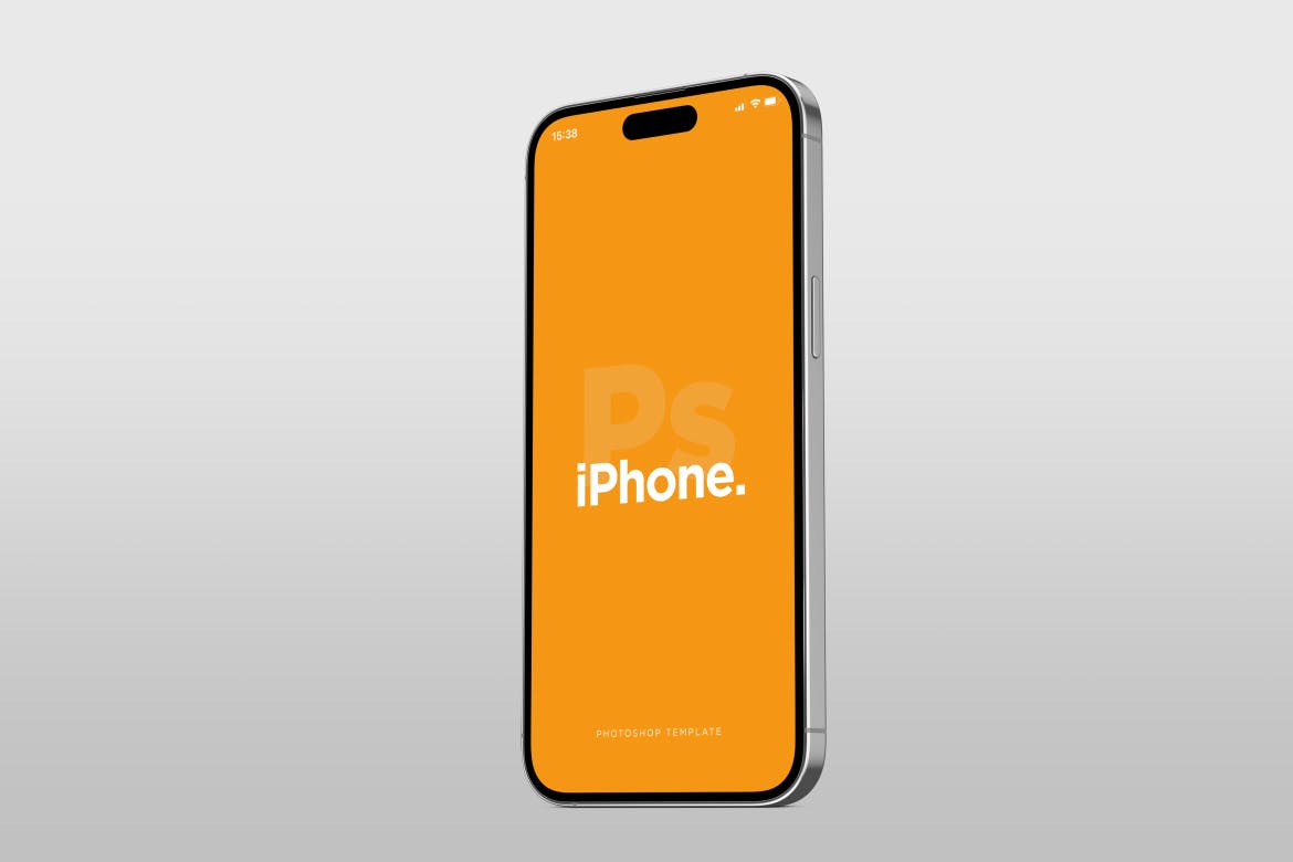 iPhone 14 Pro手机侧视图展示样机 Phone 14 Side View Mockup 01 样机素材 sucaiwan.com
