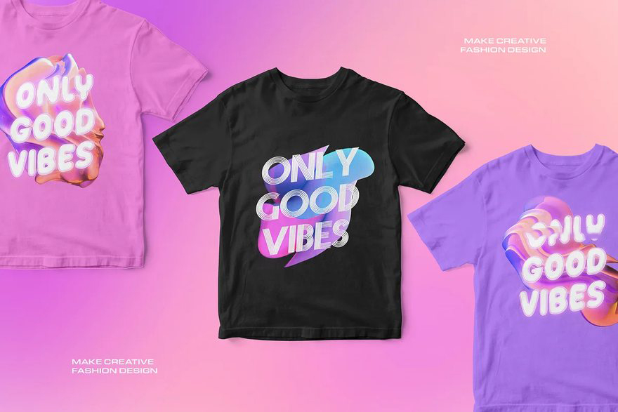 PNG素材-3D抽象全息渐变色形状图形元素PNG素材 图片素材 sucaiwan.com