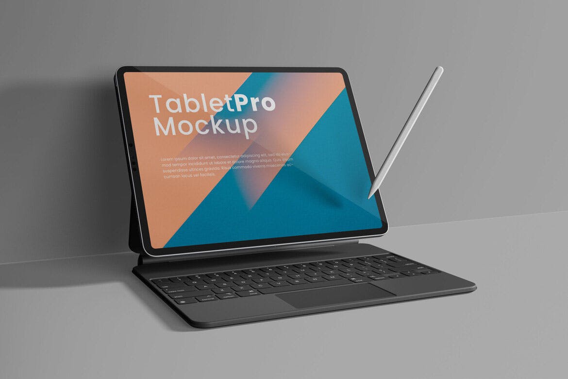 平板电脑ipad Pro样机模板 tablet ipad Pro Mockup 样机素材 sucaiwan.com
