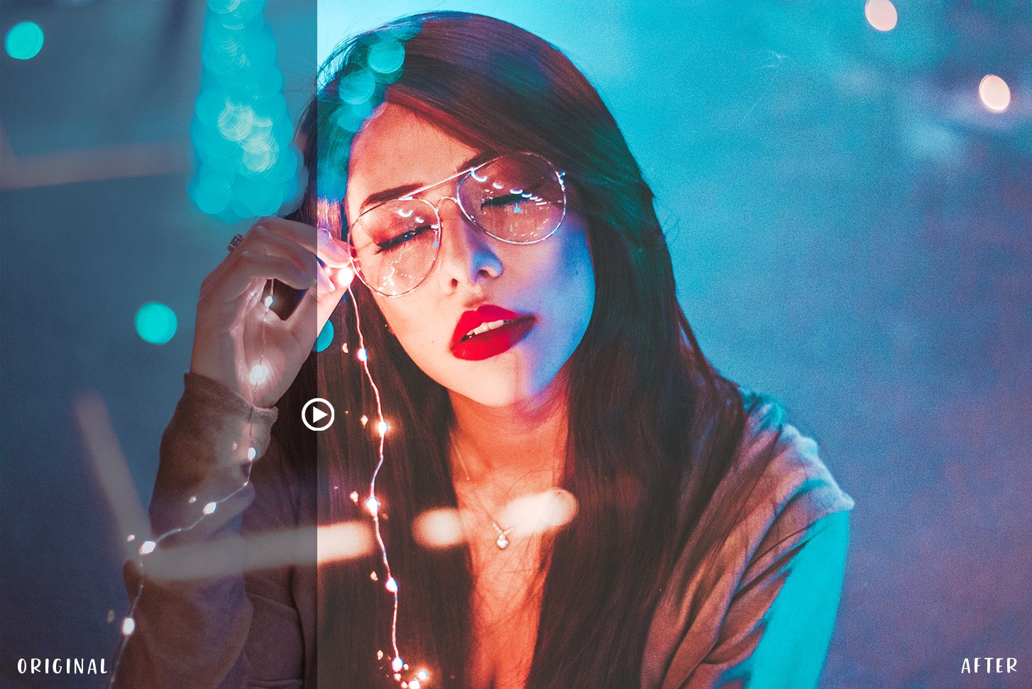 15个潮流复古赛博朋克夜景街拍霓虹灯Lightroom预设 Neon Light Lightroom Presets 插件预设 sucaiwan.com